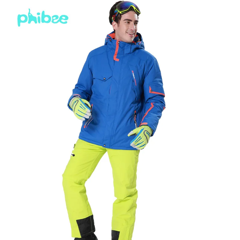 

Outdoor Ski Suit Men's Windproof Waterproof Thermal Snowboard Snow Skiing Fleece Jacket And Pants sets Men Winter Sports Clothes