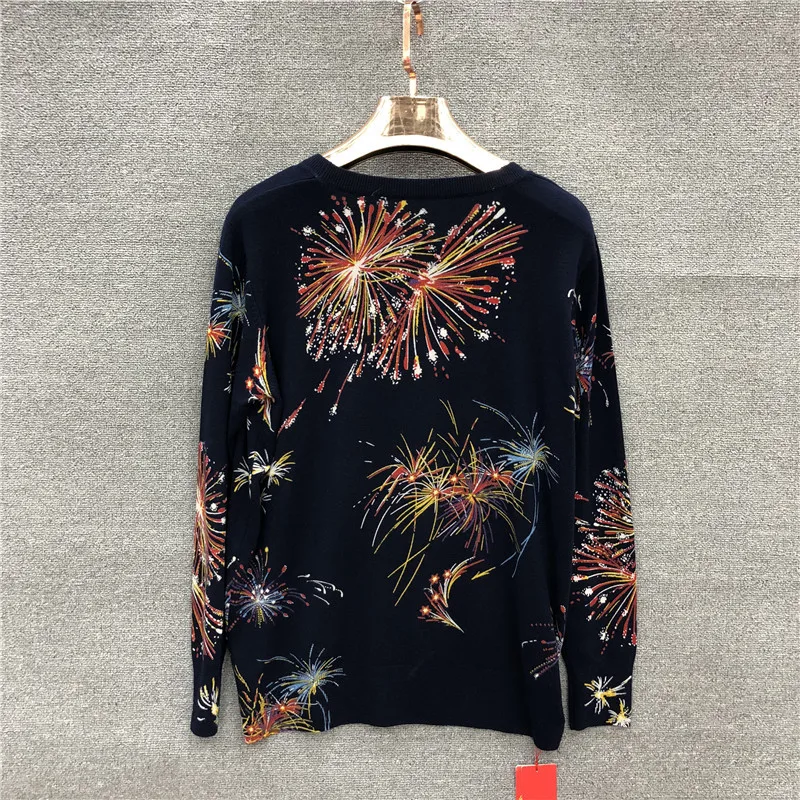 

Autumn & Winter Fashion Women Pullovers Sweater Computer Knitted Printed Sweater Women Sueter Mujer Celebrity Feminino New