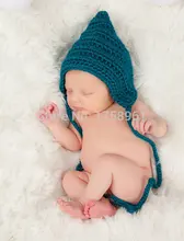 Newborn Hat Girl Hat Baby Girl Clothes Newborn Photo Prop Emerald Green Baby Elf Hat Pixie