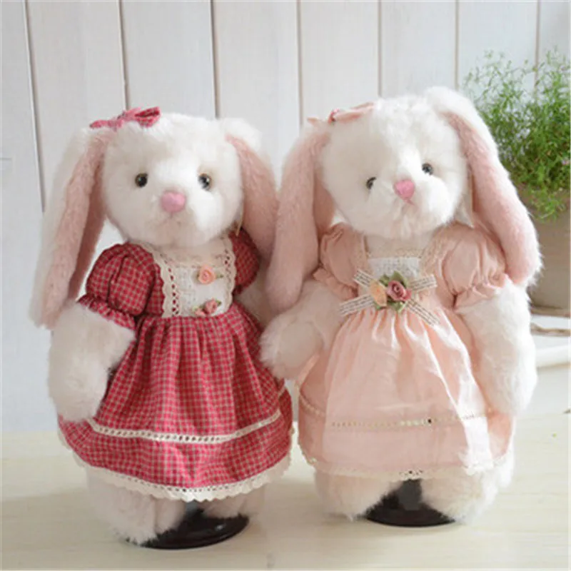 Высококачественный комфортный кролик плюшевый для сна, милые кролики, мягкие куклы, подарок для влюбленных, 35 см