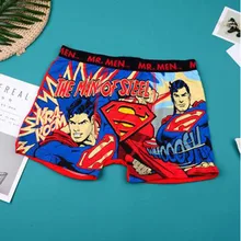 Трусы-боксеры с героями комиксов Marvel, фирменные дышащие трусы-боксеры, мужские трусы-боксеры с летучей мышью, мужские шорты-боксеры, мужское нижнее белье, трусы