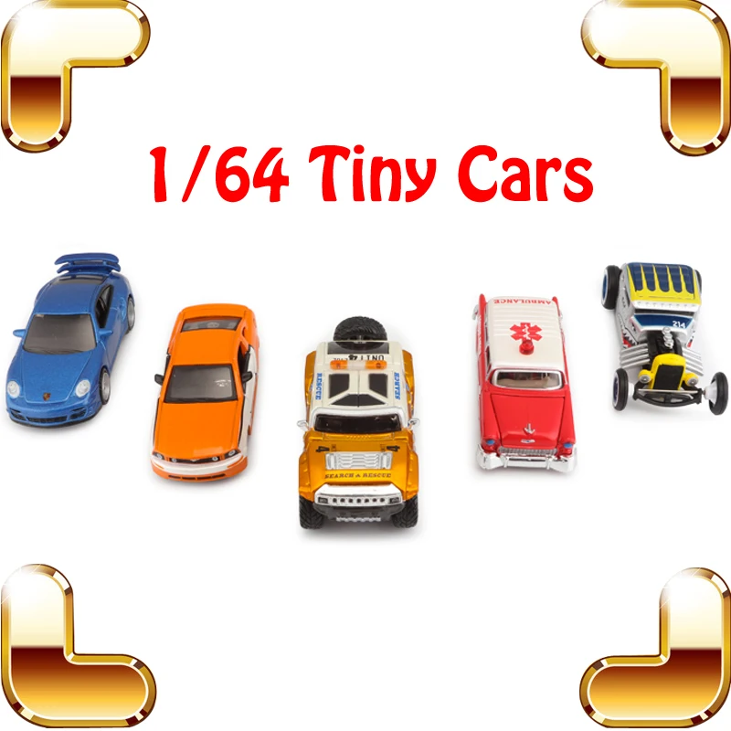 

New Arrival Gift 1/64 Metallic Model Car Mini Vehicle Set Toys Cars Kids Favour Present Nano Learning Game Collection Toy