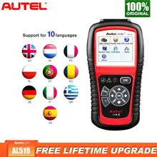 Autel AL519 OBD2 Scanner Diagnostic Tool Car Code Reader Escaner Automotriz Automotive Scanner Car Diagnostic Better than elm327 Autel AL519 OBD2 Scanner Diagnostic Tool Car Code Reader Escaner Automotriz Automotive Scanner Car Diagnostic Better than elm327