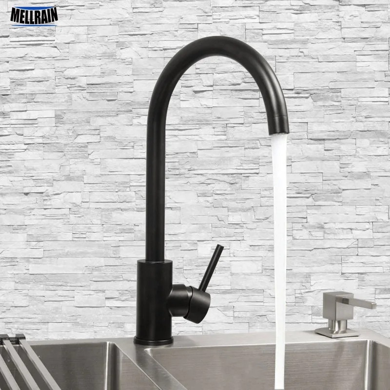Buy Black Single Hole Kitchen Sink Water Mixer
