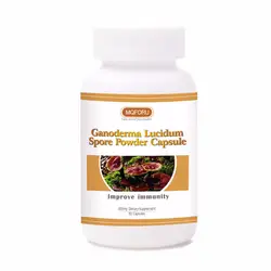 Ganoderma Lucidum споры капсула для порошка увеличить энергетическую систему хорошо иммунная система 60 X капсулы иммуномодулирующие здоровые