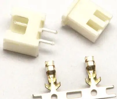

100pcs 2 Pin Connector leads Heade 2.54mm XH-2P Kit