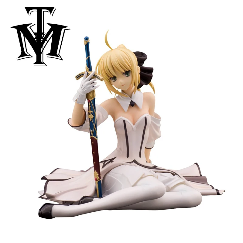 Аниме Fate/stay night Saber Lily фигурка 1/7 ПВХ Сидящая девушка Коллекция Модель Горячая