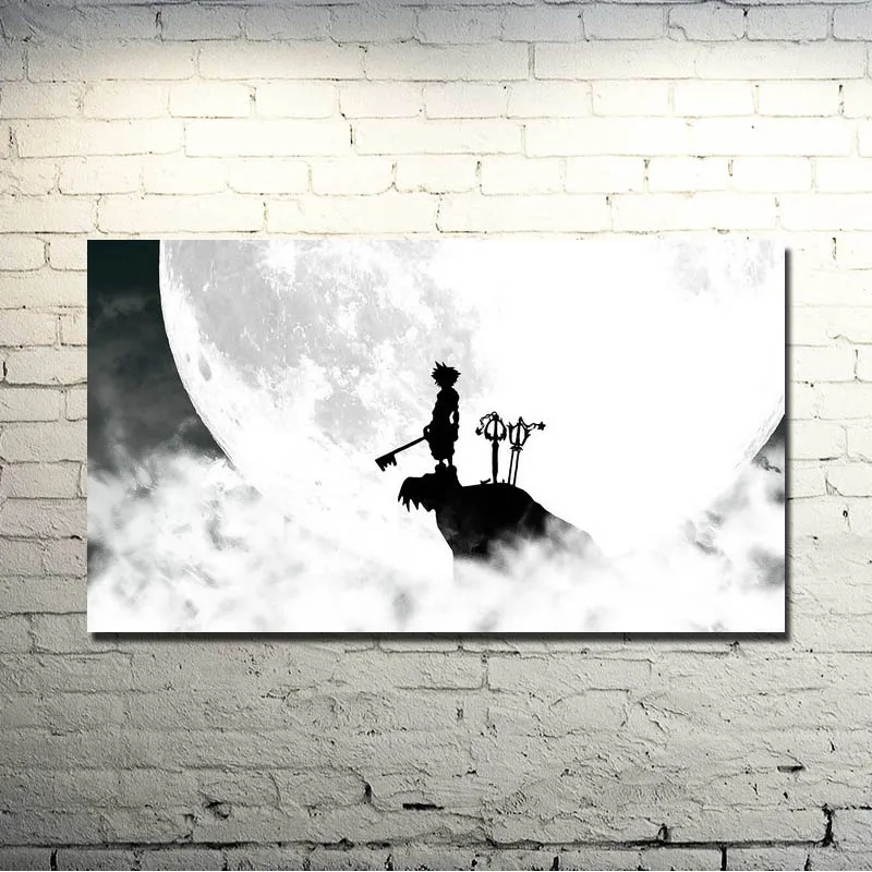 

Kingdom Hearts Anime Game Art Silk Poster Print 13x24 24x43 inches Home Wall Decoration Kairi Sora 020