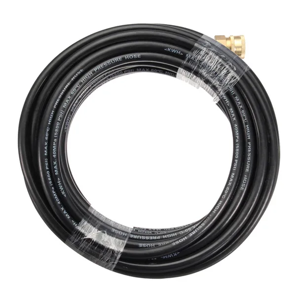 Ceny 5 10 15 20 30M wąż wysokociśnieniowy 5800PSI 40MPa 3 8 do szybkiego łączenia dla spray do mycia pistolet czyszczenie wody podkładka podłączenia