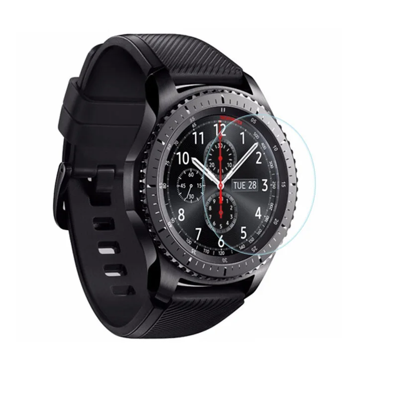 UVR 100 шт Для samsung Galaxy Watch 42 мм 46 мм защита экрана из закаленного стекла для samsung gear Classic S2 S3 Frontier LTE часы