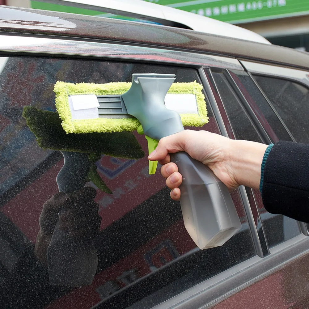 Скребок для чистки автомобиля тканевая щетка 3 в 1 с водяным лезвием|car cleaning tools|car