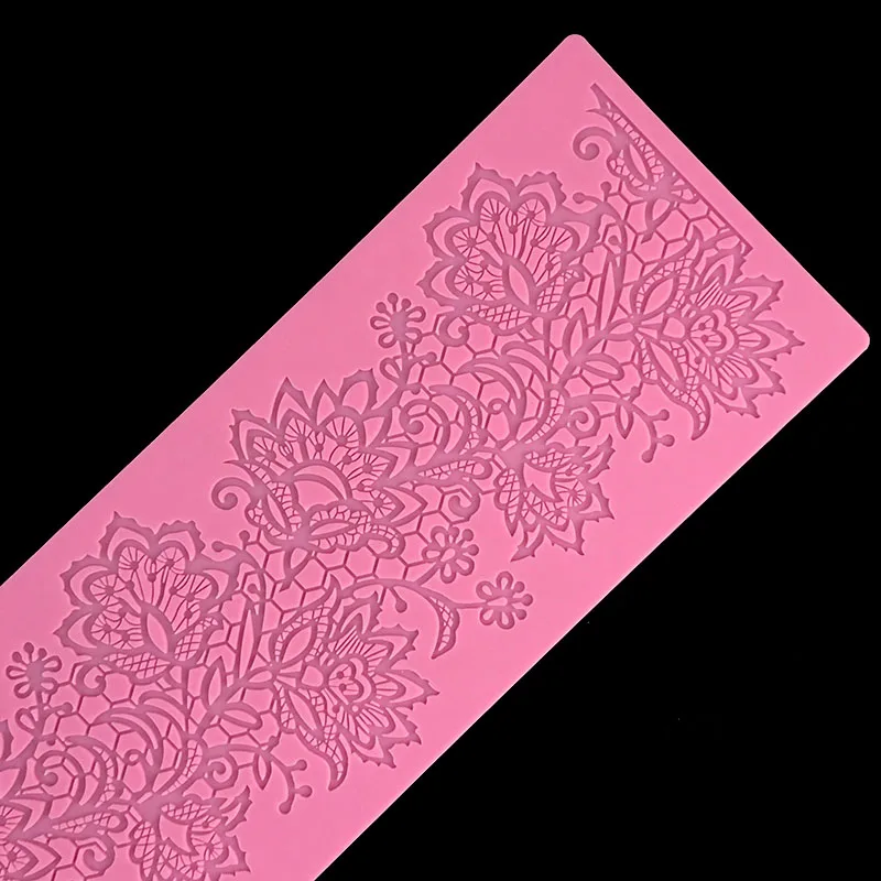 Силиконовая форма minsunbak Rose для кружева помадки сахарный коврик украшения