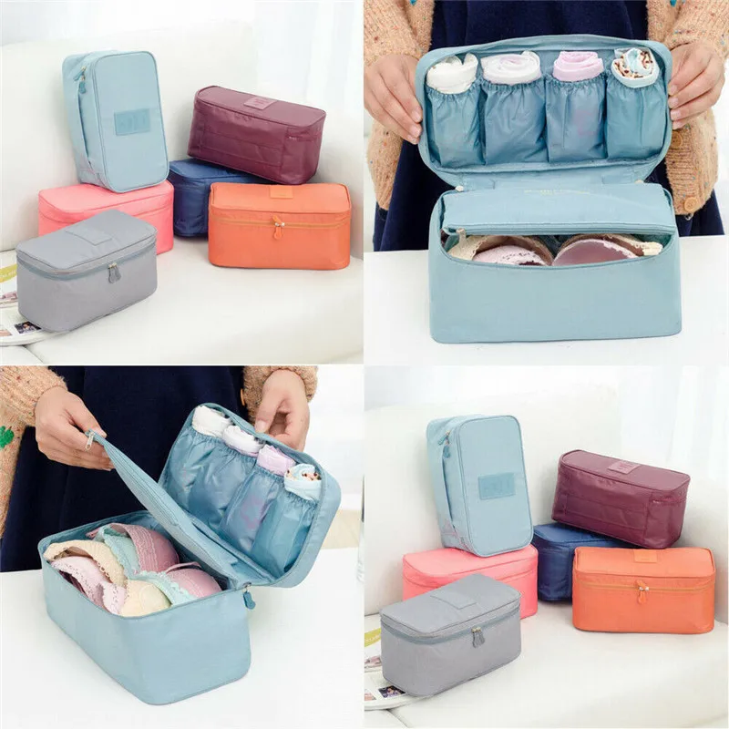 

Bra Underwear Drawer Organizers Travel Storage Dividers Box Bag Socks Briefs Cloth Case Clothing Wardrobe Accessories Supplies