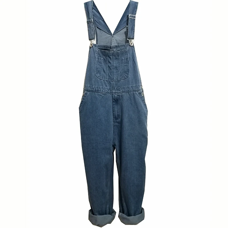 Hot 2018 Men's Plus Size 28-44 46 48 50 Overalls Large Size Huge Denim Bib Pants Fashion Pocket Jumpsuits Male  Brand
