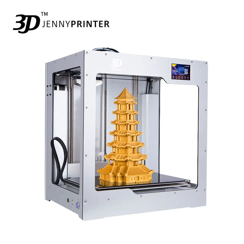 ¡2019 tamaño grande! JennyPrinter4 X340 extrusora simple o Dual de nivel automático 3D impresora DIY KIT para Ultimaker 2 UM2 + extendido - 2