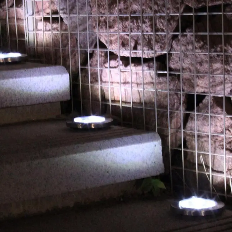 

50 LED Solar Power Buried Light Under Ground Lamp Outdoor IP65 Waterproof Outdoor Path Way Garden Decking Garden Lamp