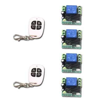 

New DC12V 10A 1CH Wireless Remote Control Switch System Smart Home Controller Receiver and Remote Control Free Shipping