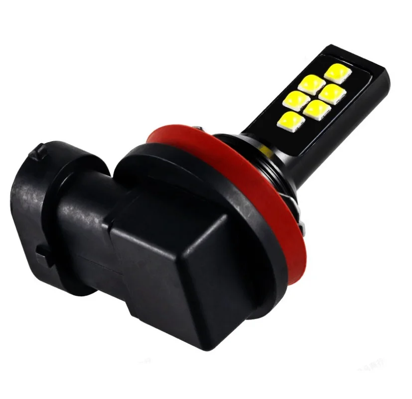 

2Pcs H11 Led Fog Lights Bulb Cree Chips LED 1200LM 6000K White Yellow Blue Car Driving Foglamps Lamp Auto Leds Light 12V