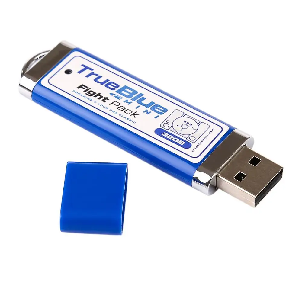 HOBBYINRC True Blue Mini Fight Pack для PlayStation Classic (58 игр) Аксессуары игр V3 с мини usb хаб|Запасные