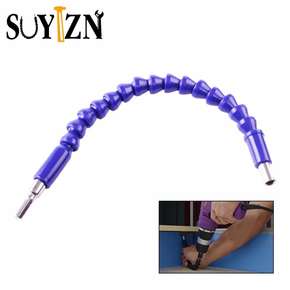 

Drill Holder Flexible Shaft Power Tool Accessories Flexible Shaft Extention Drill Bit Holder Connect Drill Chuck Adapter ZK14