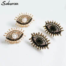 Ювелирные изделия фирменный дизайн серьги-гвоздики Brincos серьга с жемчугом серьги-гвоздики для женщин новые аксессуары массивные серьги оптом