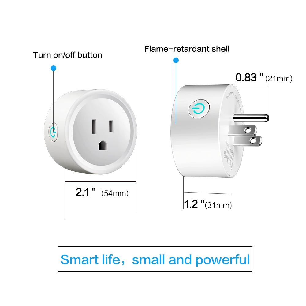 Smart Prise коннектор wifi google home/Alexa control новое поступление