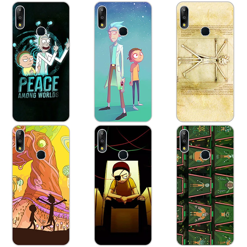 

Rick and Morty Case for Asus ZC520KL 554KL 520TL 553KL ZE520KL ZB634KL 633KL 632KL 631KL 553KL Soft Cover Phone Bags