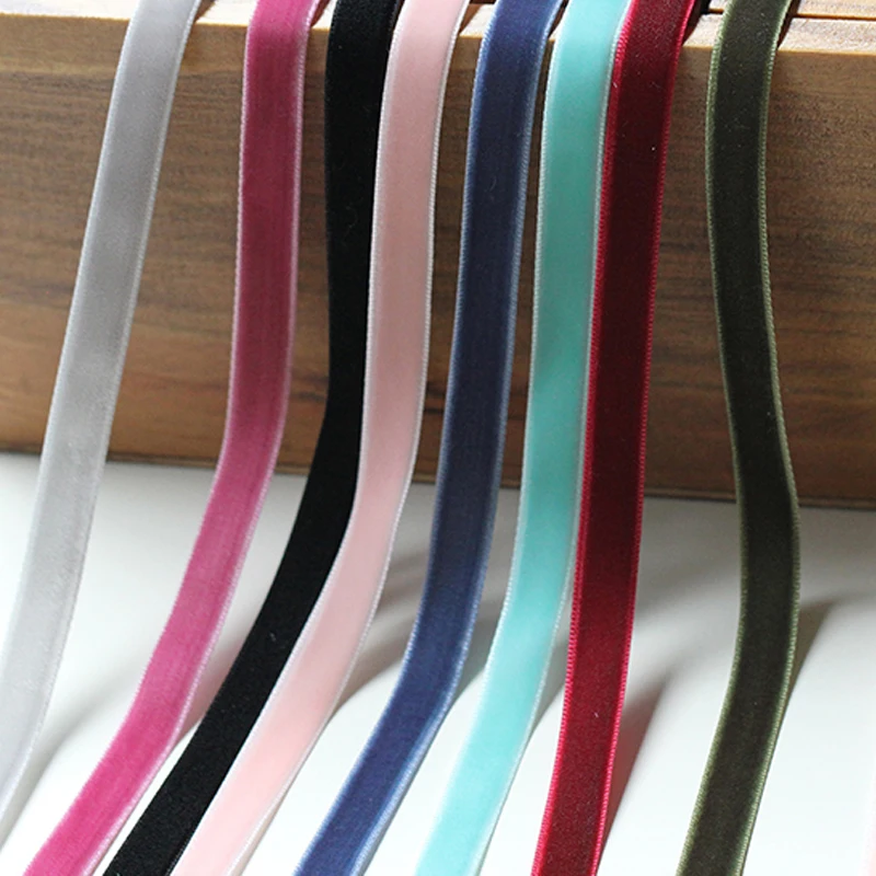 

DIY Craft 9 Color 9 yards/lot Velvet Ribbon10MM 20MM 25MM Width Size Handmake decoration Trim Sewing Fabric DIY Handcrafts Dec