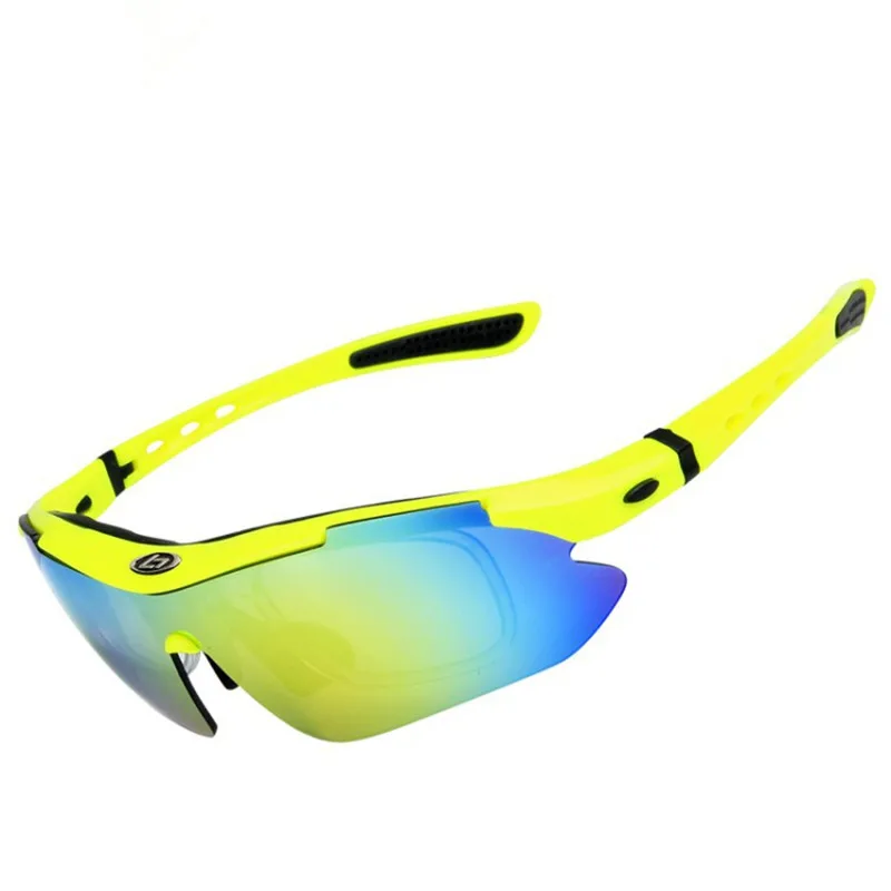 Спортивные Велосипеды солнцезащитные очки с 5 компл. Сменные объективы для езды на велосипеде, рыбалки вождения Гольф Бейсбол