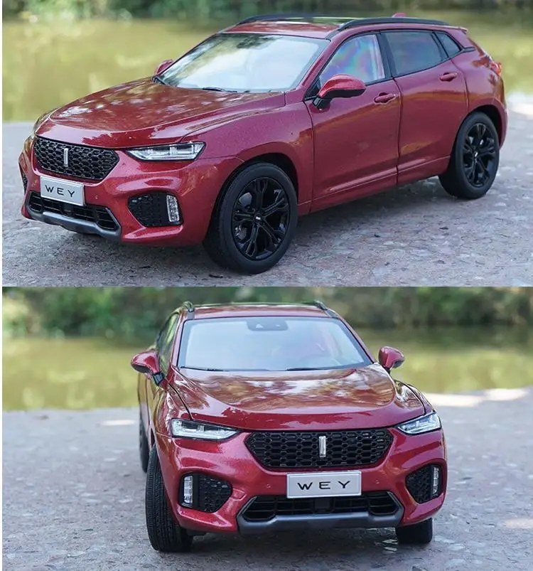 1:18 усовершенствованные модели автомобилей из сплава, высокая имитация Great Wall Motors WEY VV7 роскошный внедорожник, Коллекция игрушечных автомобилей