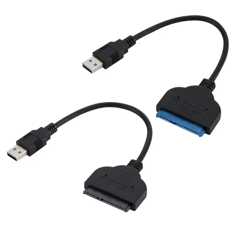 

1PC 22 SATA Pin to USB 3.0 2.5 inch Hard Drive Cable Adapter Converter for 2.5 "Portable HDD SSD 20 CM Length
