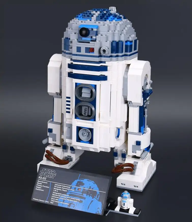 

L Models Building toy Compatible with Lego L05043 2207pcs R2 Robot Blocks Toys Hobbies For Boys Girls Model Building Kits