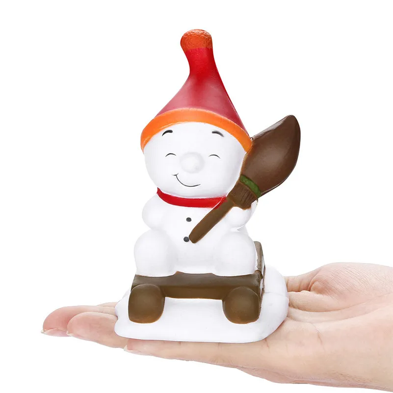 Squishies Рождественская игрушка снеговик медленно поднимающийся фрукты ароматические, игрушка для снятия стресса, игрушки салфетки анти-стресс A1