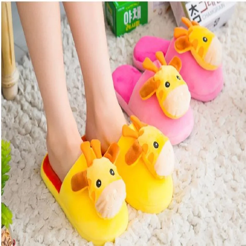 

qidian2018 New style children's slippers boys and girls lovely non-slip household cotton slippers warm