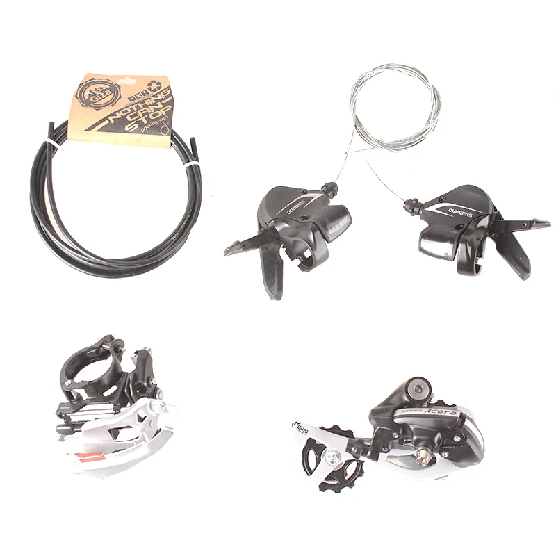 

SHIMANO ACERA M360 3x8S 24S Speed MTB Bicycle Groupset Kit 4 Parts with Shifter Lever & Front and Rear Derailleur & Cable