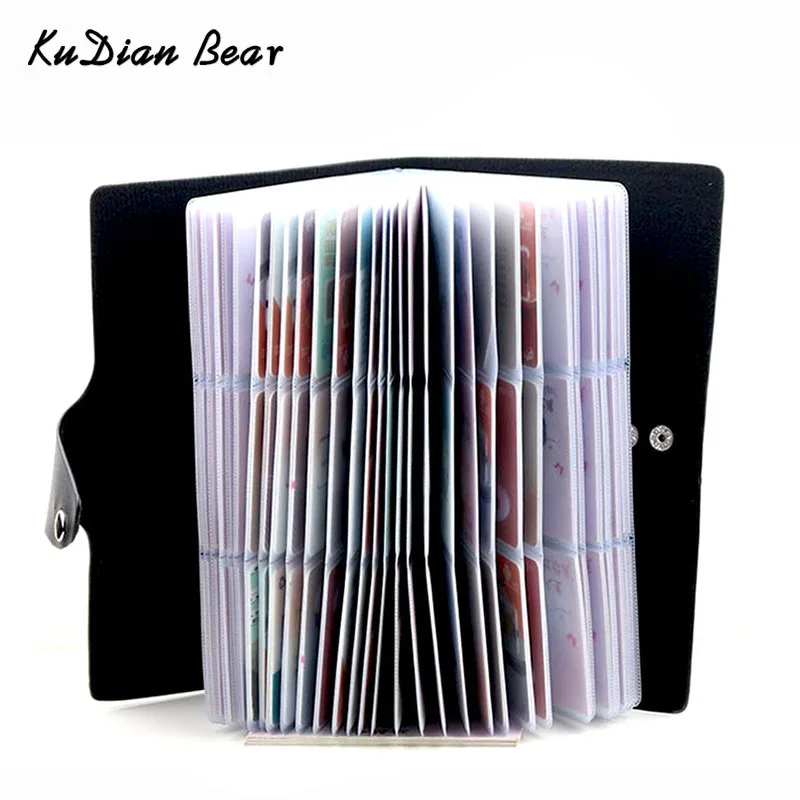 KUDIAN BEAR 120 карт визитница кошелек мужской кредитных держатель для путешествий