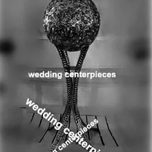 Кольцо цветок стоять ленты или золото металл свадьбы столб/привести дороги для свадьбы стадии в зале