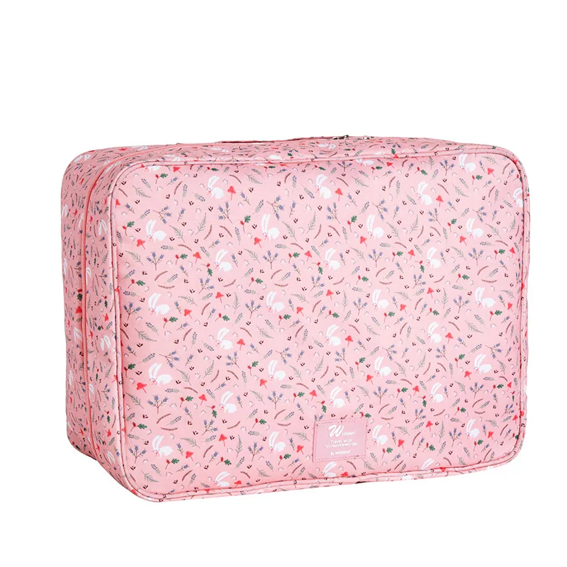 Женский креативный тканевый кубический чемодан с цветочным рисунком, женские дорожные сумки, органайзер для багажа, Большая вместительная спортивная сумка
