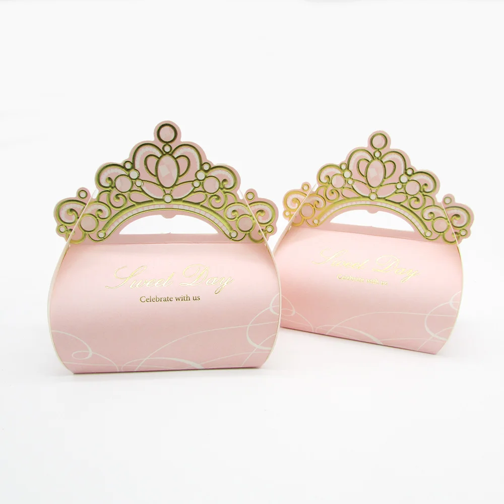 10pcs Birthday Wedding Party Candy Box Royal Crown Design Baby Shower Gift Bag 10pcs Birthday Wedding Party Candy Box Royal Crown Design Baby Shower Gift Bag
