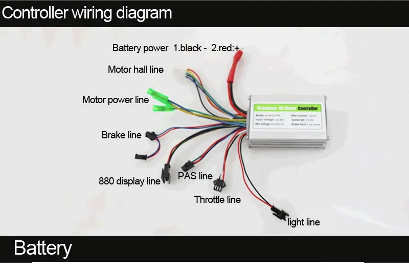 36V9AH Батарея 250 w 350 w Набор для электровелосипеда