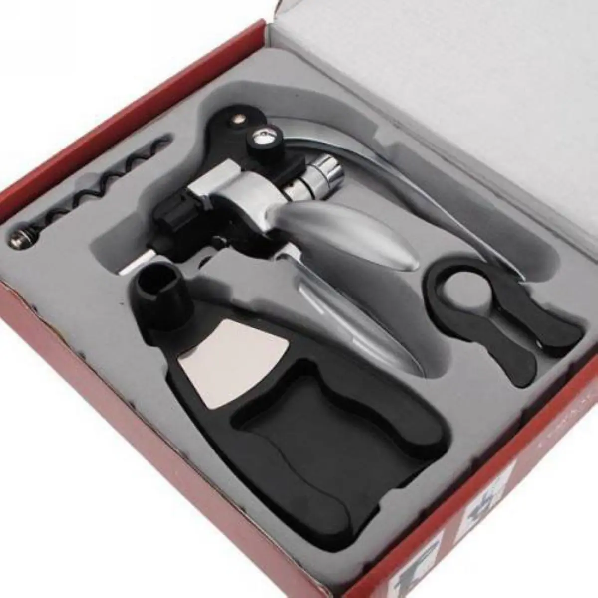 Red Wine Bottle Opener Stopper Pourer Set Rabbit Wine Opener in Box Rabbit  wine opener box