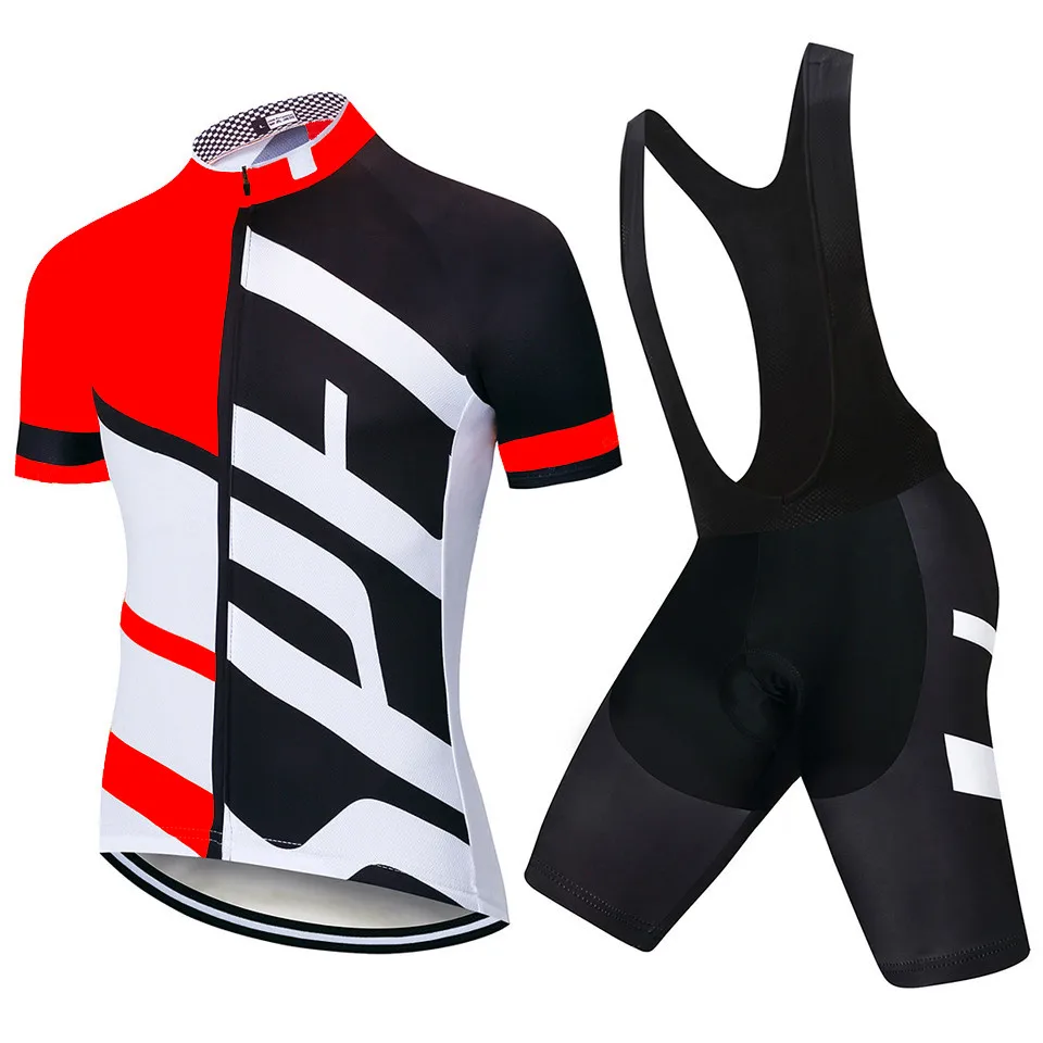 

2019 Summer Cycling Jersey Bib Set Mountain Bike Clothing MTB Bicycle Clothes Wear Maillot Ropa Ciclismo Men Cycling Set