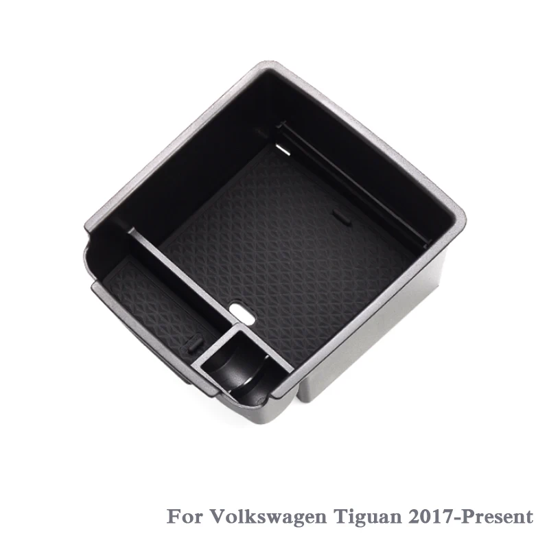 Автомобильный Стайлинг для Volkswagen Tiguan 2009-Н. В. LHD Автомобильная центральная консоль подлокотник коробка для хранения крышки интерьерные аксессуары - Color Name: 17-19
