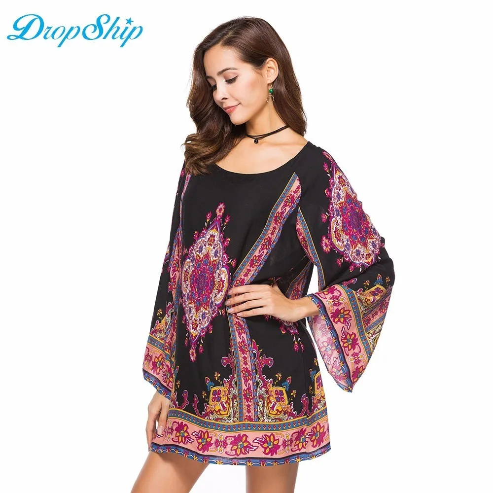 Женские летние шорты Пляжные наряды Boho дамы 2018 Новый стиль с круглым вырезом