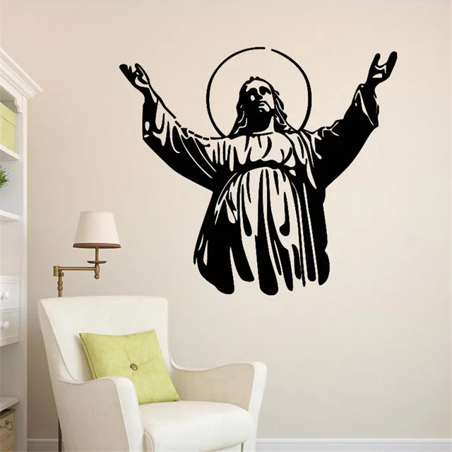New Design Christian character Jesus wall stickers decor stickers