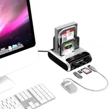 Док-станция USB 3,0 SATA HDD для 2," и 3,5" SATA HDD жесткий диск клон держатель док-станция HDD корпус