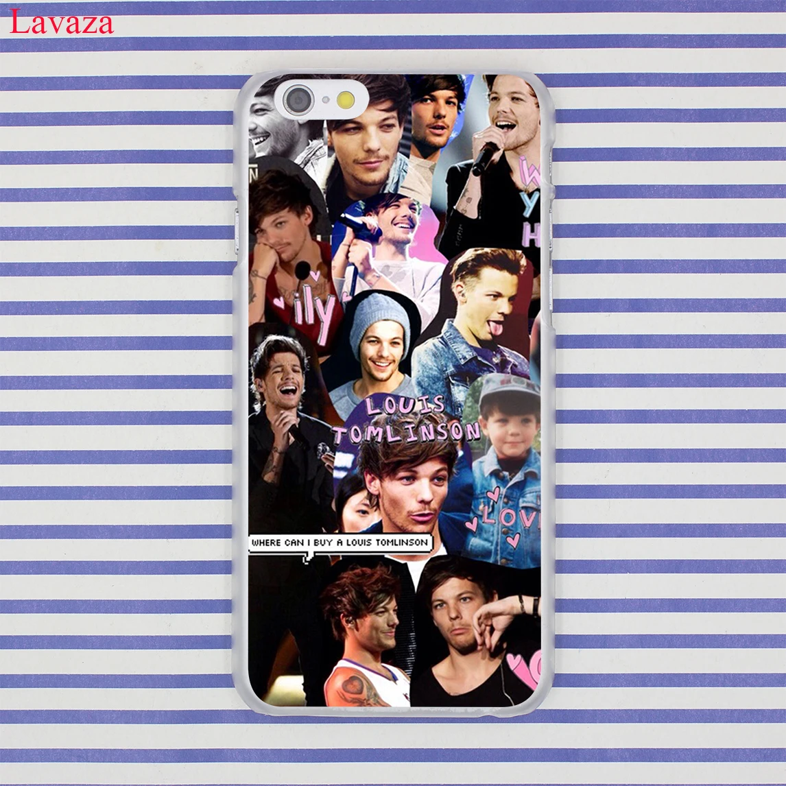 Lavaza One Direction 1d Louis Tomlinson Hard Phone Case for Apple iPhone 8 7 6 6S Plus X 10 5 5S SE 5C 4 4S