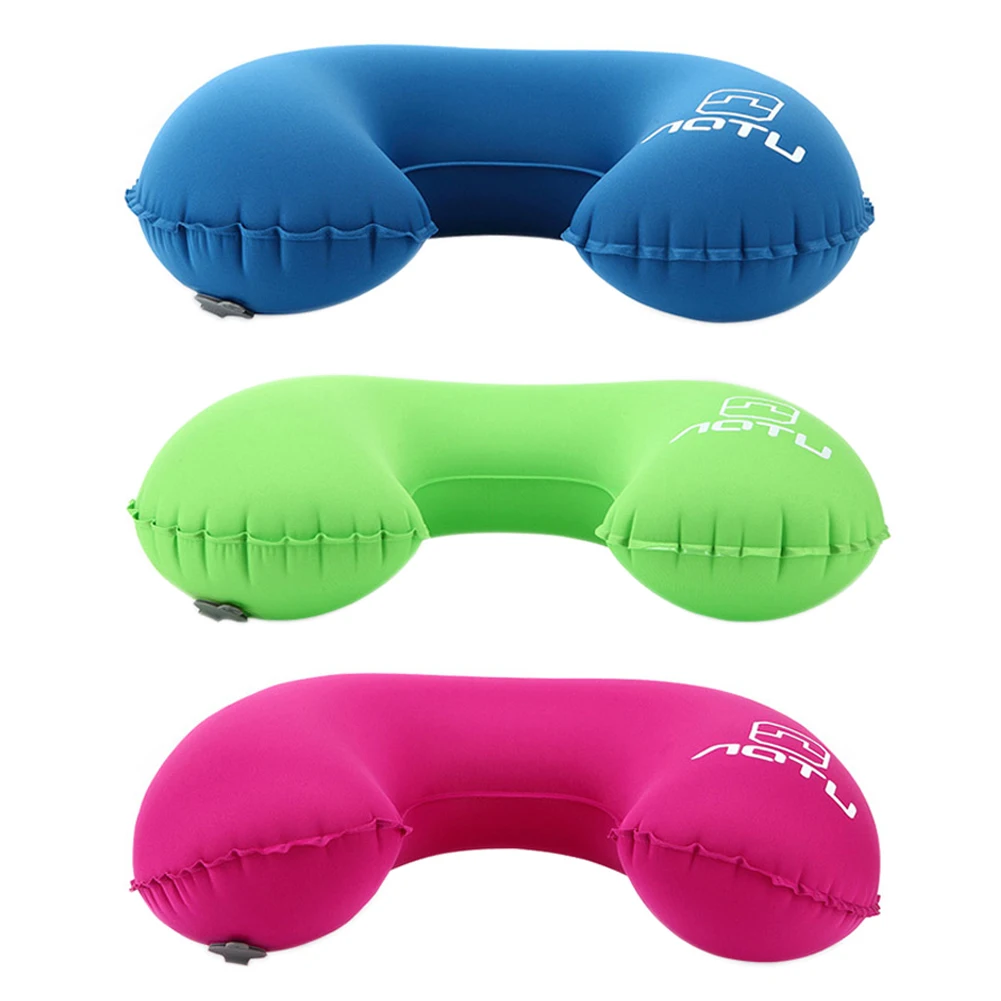 Folding Inflatable Air Blow Up Pillow Inflatable U Shape Pillow