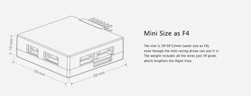 Radiolink Mini PIX управление полетом V1.0 верхняя конфигурация демпфирования вибрации программным обеспечением Attitude Hold для Pixhawk RC Racer Drone