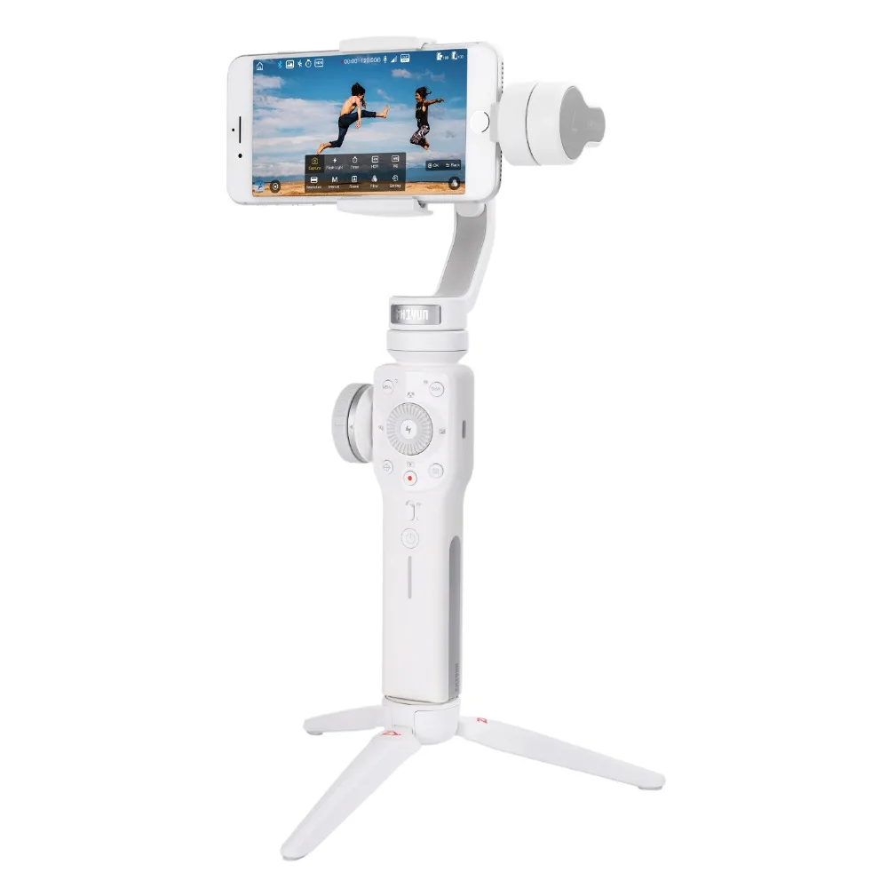  ZHIYUN Smooth 4 Stabilizer for Phone for iPhone X Xs Max Samsung S8 & Action Camera 3 Axis Handheld